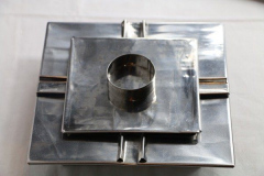Objets en canettes de soda recyclées