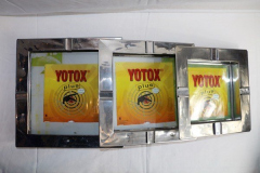 Objets en canettes de soda recyclées